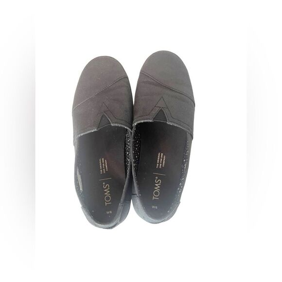 TOMS Women's Avalon Black Sneakers - Picture 3 of 8